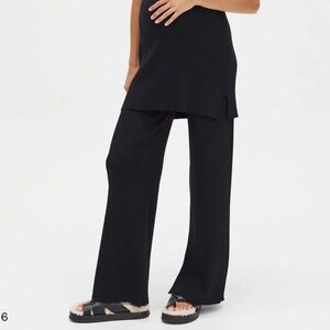 CELESTE WIDE LEG PANT (BLACK)